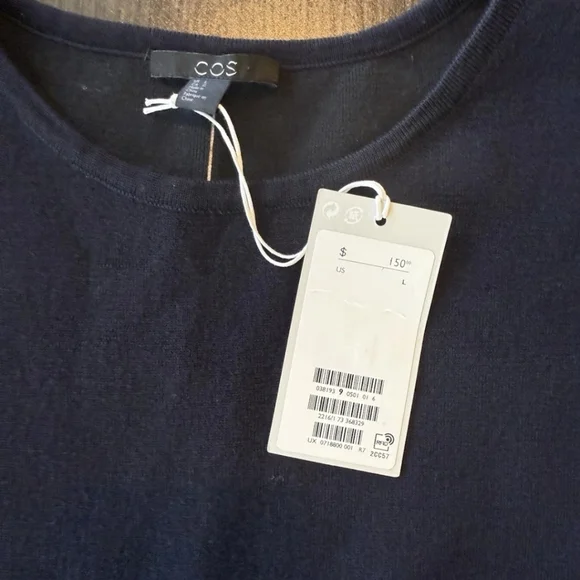 COS Navy Dress NWT - Picture 6 of 7